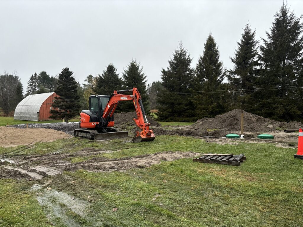 Happy customers sharing positive feedback about their experience with Robitaille Contracting & Septic Services